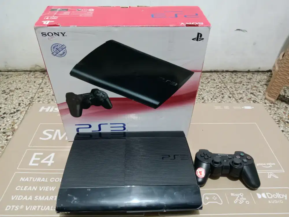PS3 Superslim Fullgame Murah Seri 25 500GB Slim 43 40;Harddisk 30