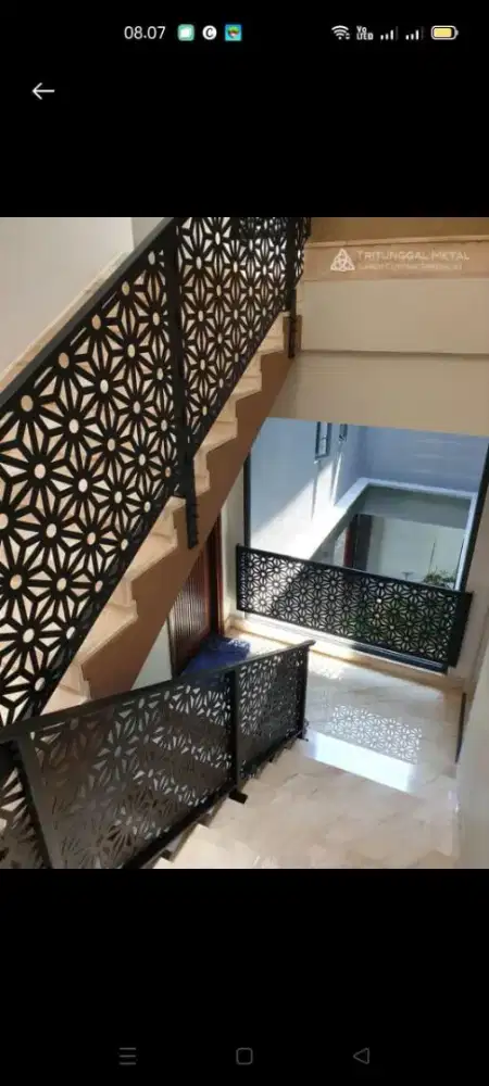 Rillingtangga plat cating laser