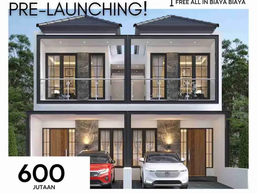 Siap Huni Banget! Hanya 5 Menit Dari Tol Cimanggis Depok! KPR Pasti Akad