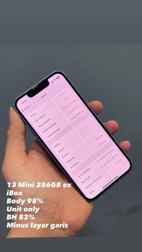 iphone 13 Mini 256GB Blue ex iBox