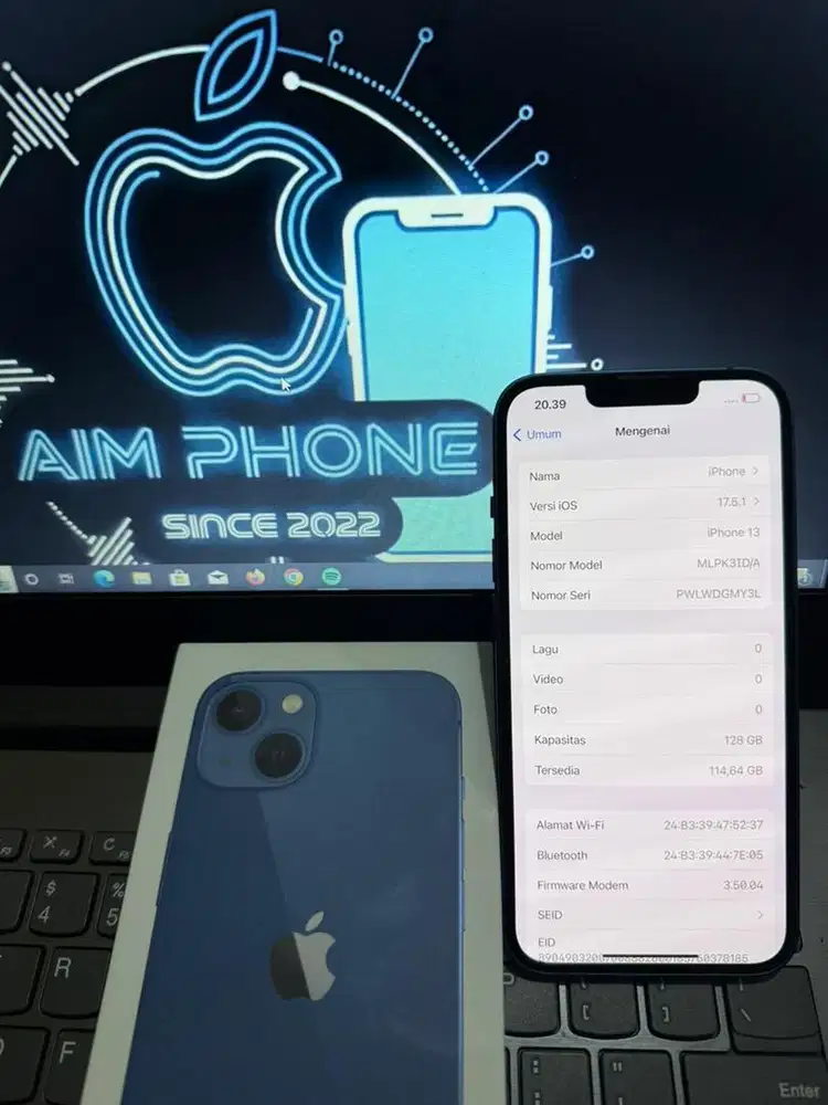 iPhone 13 128gb iBox blue