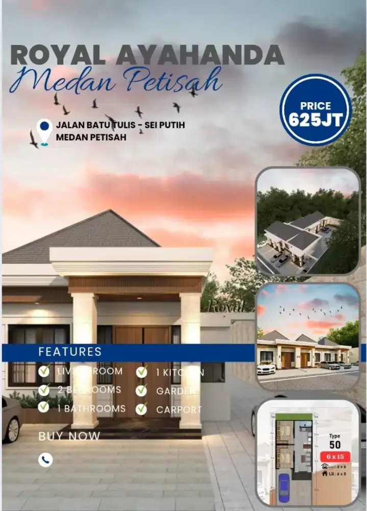 ROYAL AYAHANDA MEDAN PETISAH TIPE 50 6X15