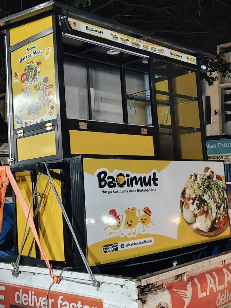 Dijual gerobak Bacimut (baso aci imut)