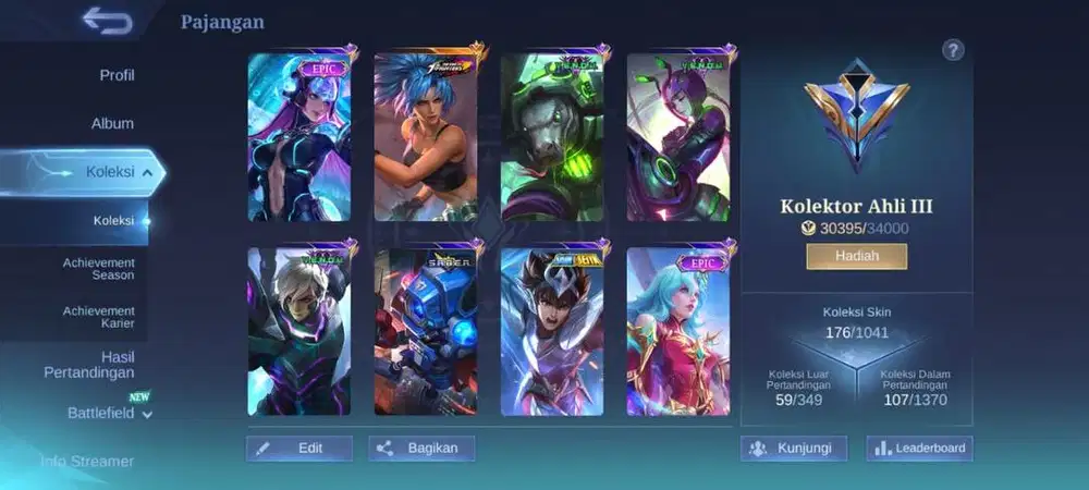Jual Akun Mobile Legends – Murah, Siap Push Rank