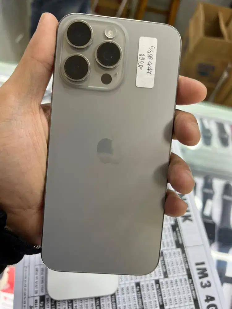 Iphone 15 promax 256 inter bea cukai dual sim nano bh 96