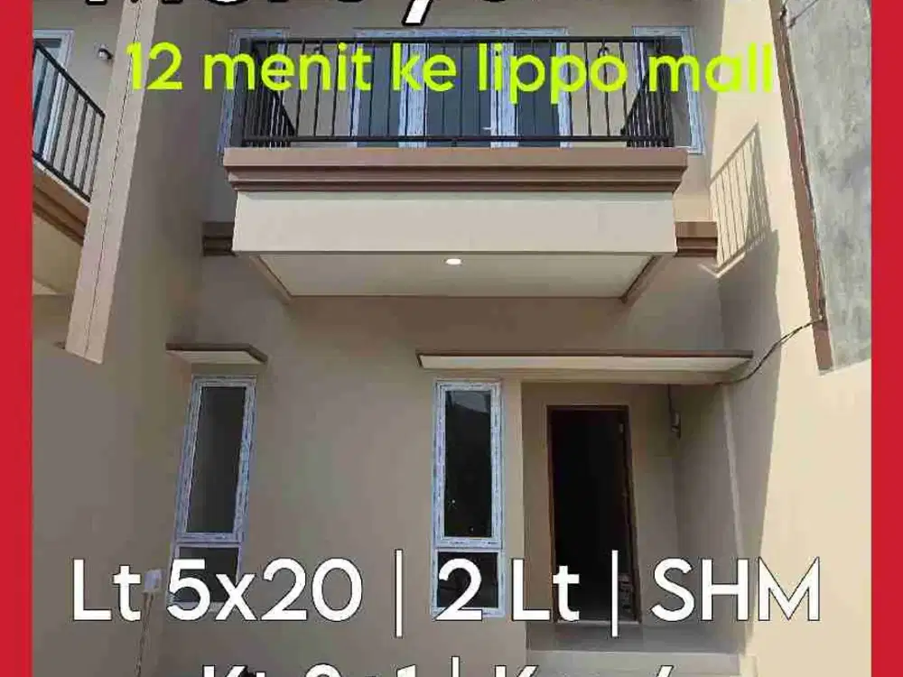 Wilson Dijual rumah baru dekat puri indah di meruya