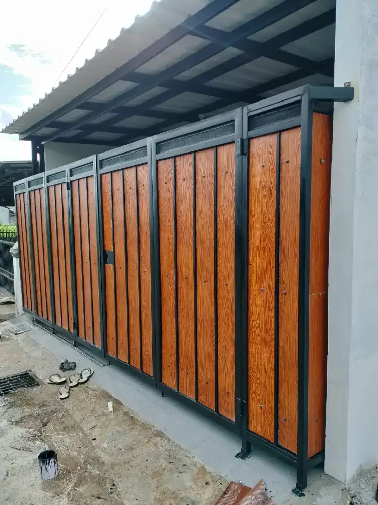 Pagar dan pintu gerbang bahan GRC