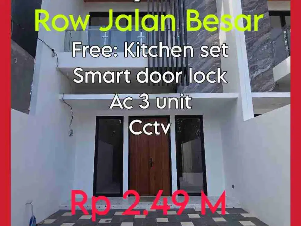 Wilson Rumah baru semi furnish hadap selatan di meruya