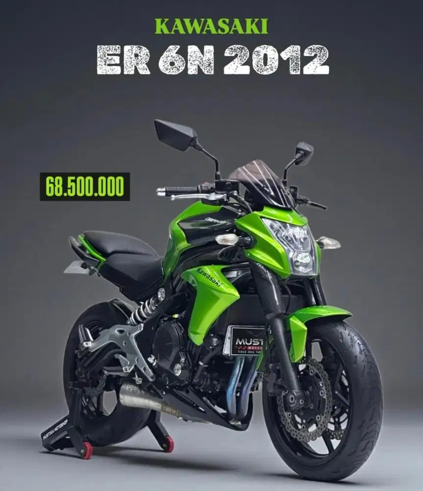Kawasaki ER6N 2012 Pajak panjang - Zaki Mustika