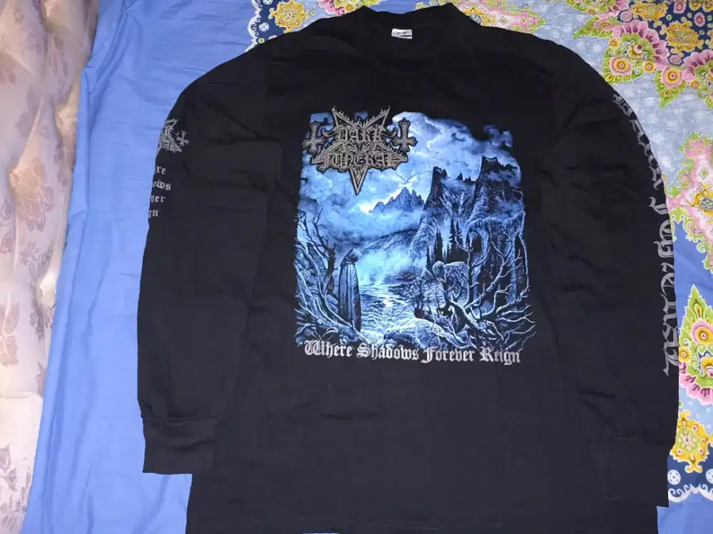 Baju Pakaian Atasan Kaos Lengan Panjang Long Sleeve Band Dark Funeral