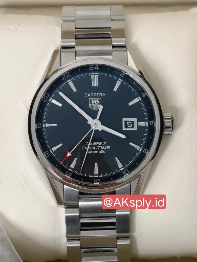 TH CARRERA TWIN TIME CALIBRE 7 BLACK DIAL
WAR2010