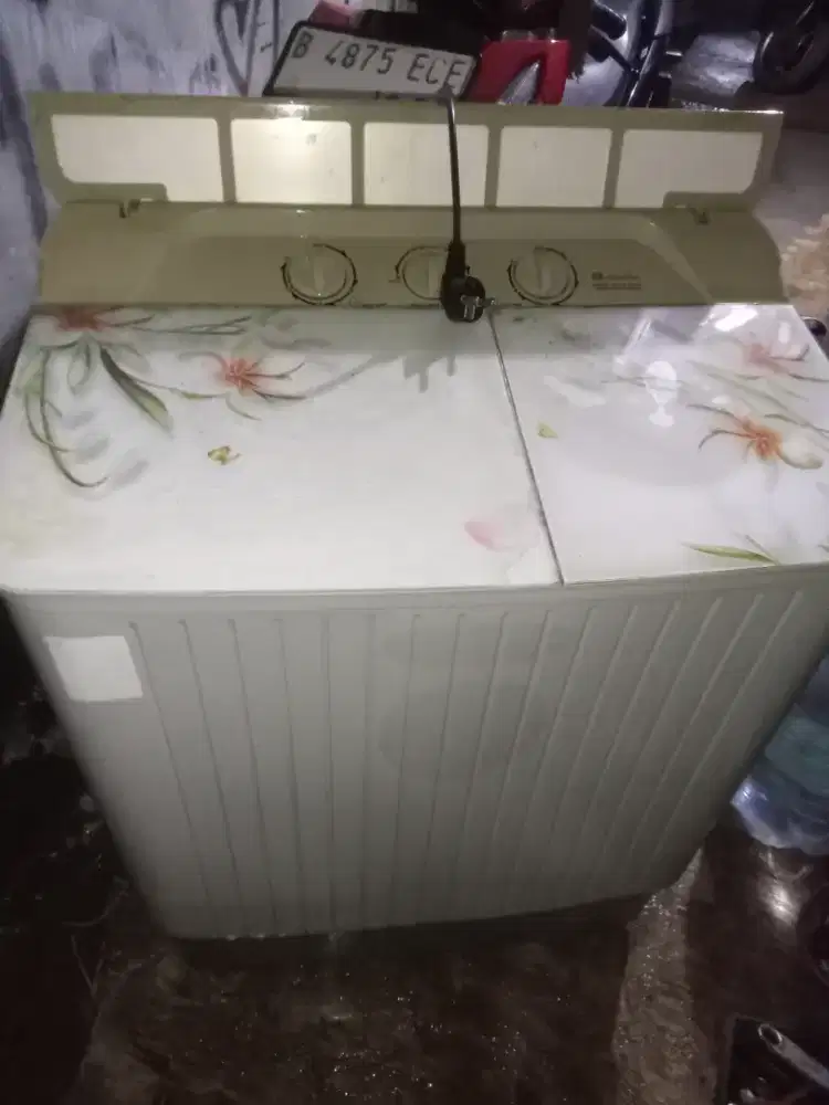 Jual mesin cuci 2 tabung normal semua