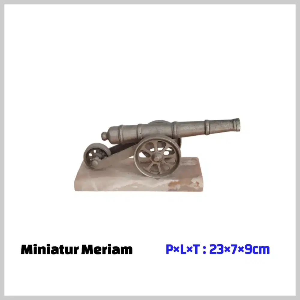 Pajangan Miniatur Meriam