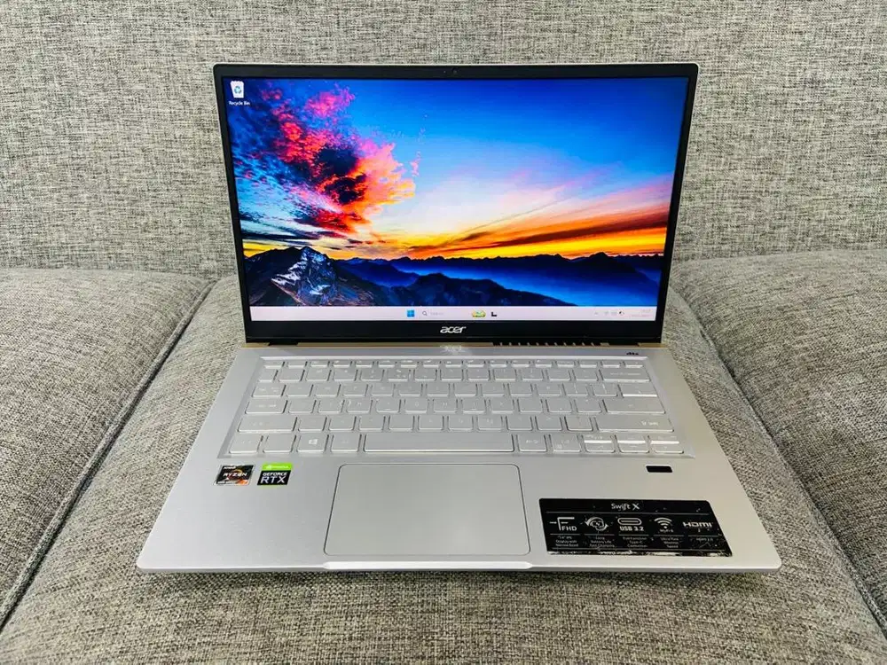 ACER SWIFT SFX14 AMD RYZEN 7 5800U RTX 3050Ti RAM 16-512 GB LiKENEW