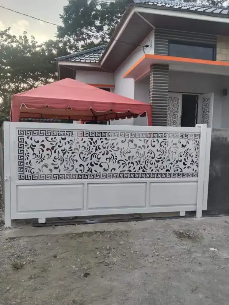 Pagar besi plat cating laser