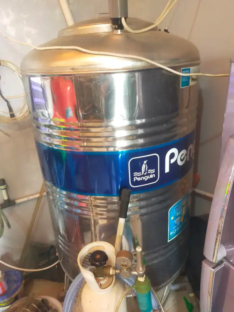 mesin ro 1000 gpd + toren stenlis