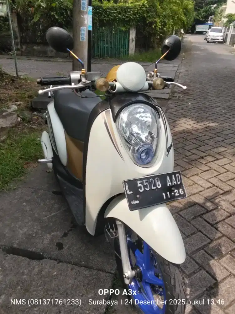 Honda Scoopy 2011 surat lengkap STNK BPKB faktur