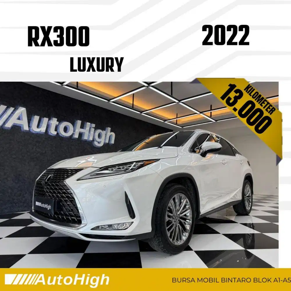 DP10% [Km13.000] RX300 Luxury 2022 White / RX 300 Reg 2021 #AUTOHIGH
