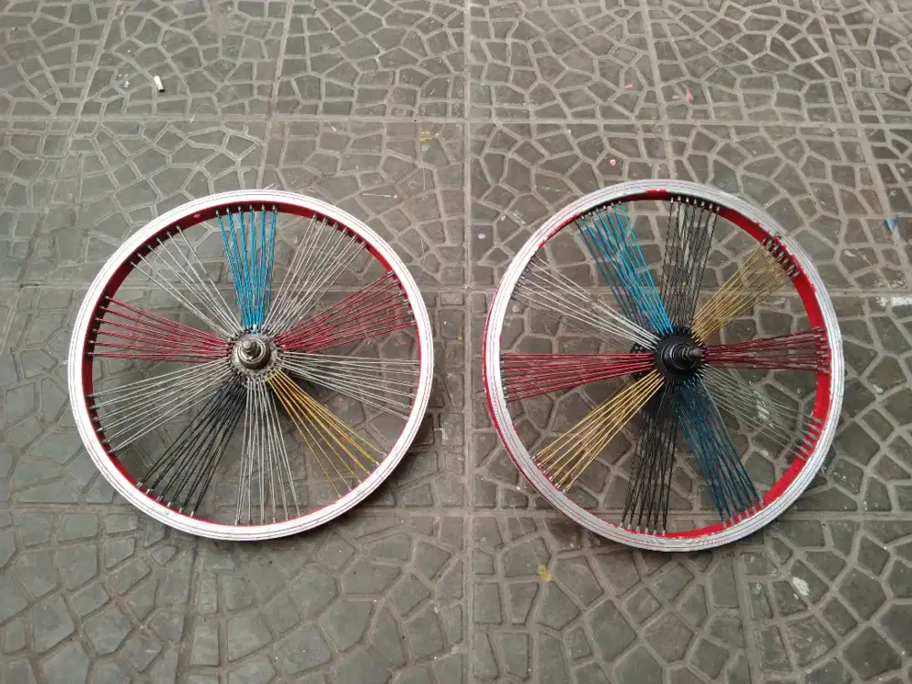 Sepasang velg sepeda ring 20