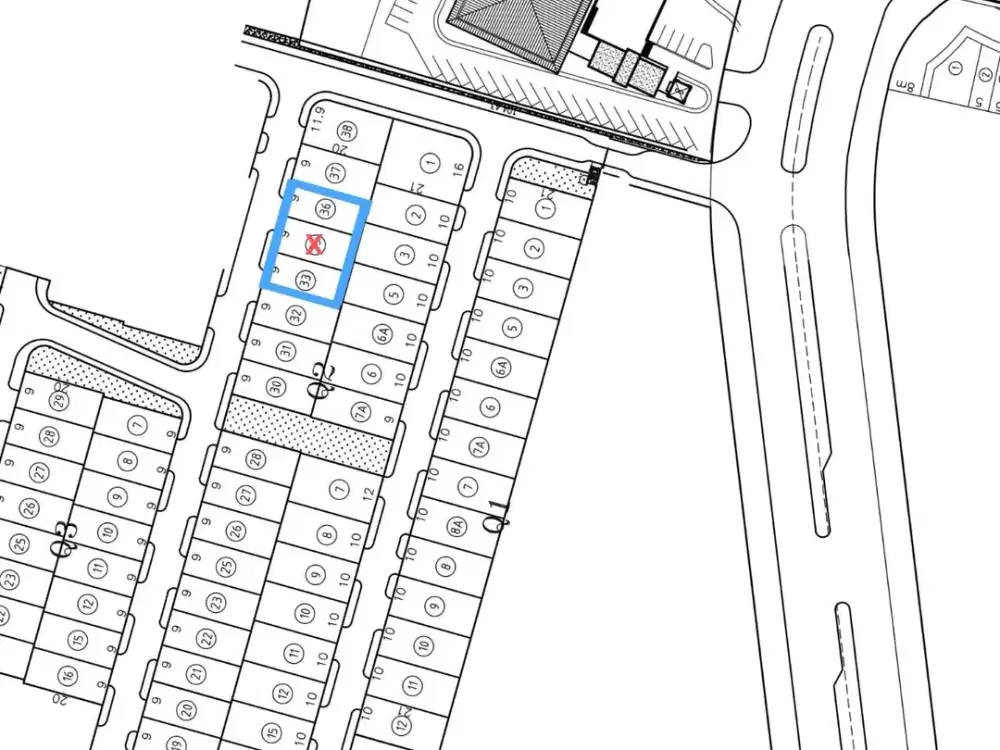 kavling siap bangun strategis dekat gwalk