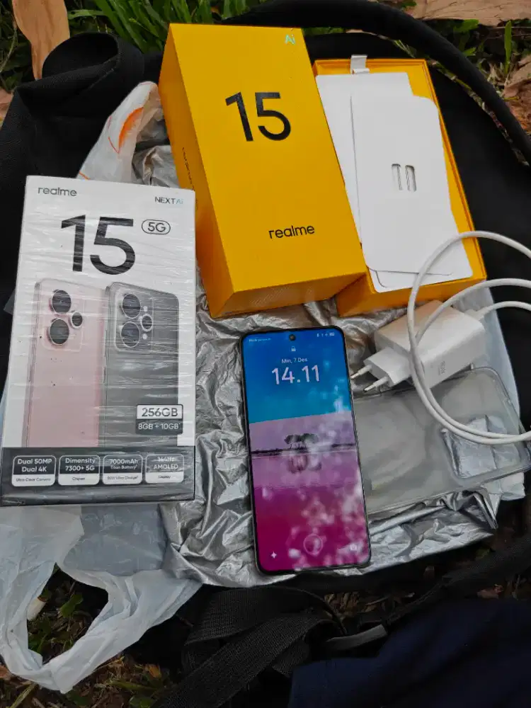 Realme 15 5G fullset ori jual cepat