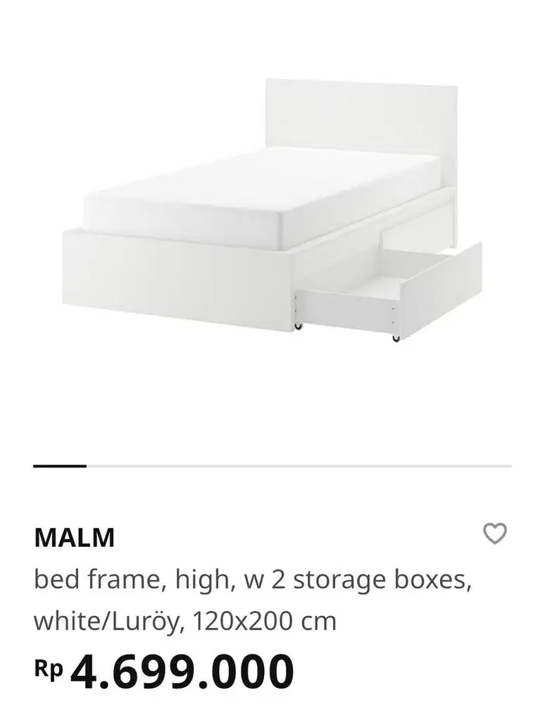 IKEA Bed Frame MALM