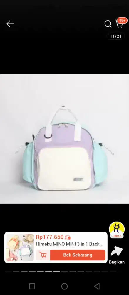 Tas Himeku Mino Mini Purple