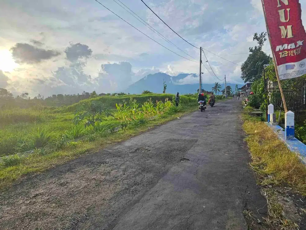 tanah luas 2.5 ha bagus buat perumahan view bagus pegunungan dan jalan lebar dekat perumahan bagus buat invesatasi