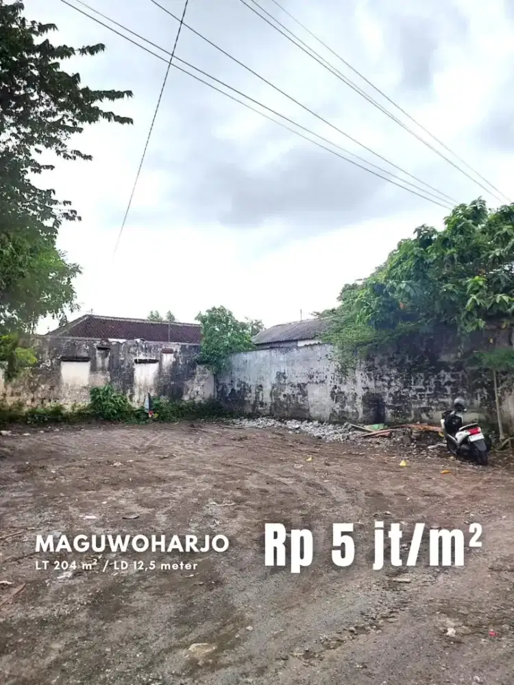 Dijual Tanah Pekarangan di dalam Ring road Maguwoharjo