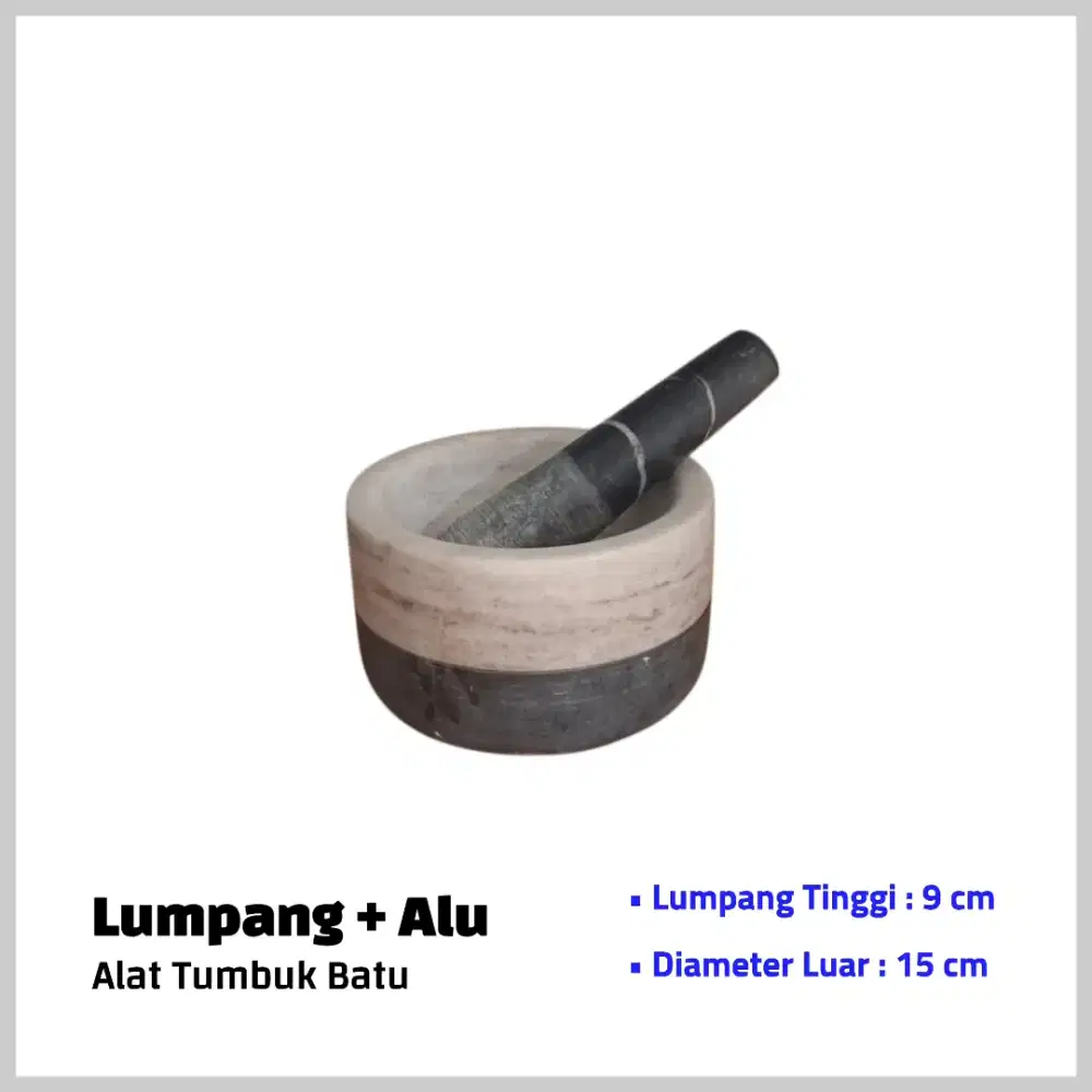 Lumpang + Alu | Mortar Pestle ( set )