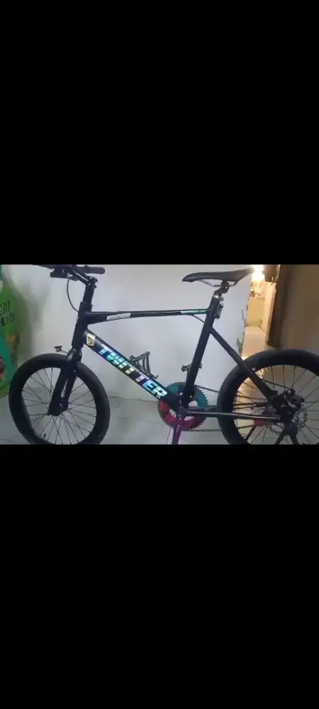 Sepeda baru buka plastik jual B.U