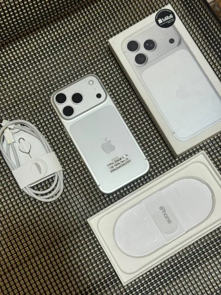 Iphone 17 pro 256gb ibox silver open box saja