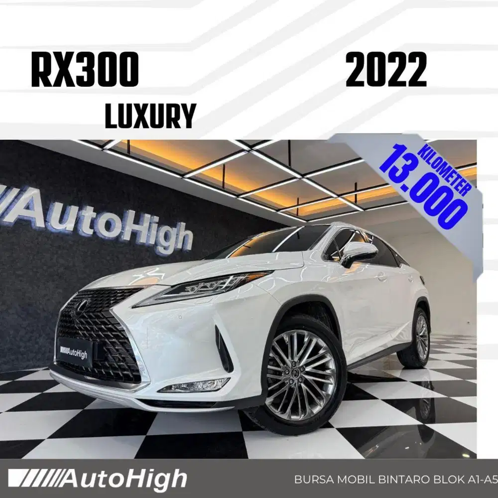 DP10% [Km13.000] RX300 Luxury 2022 White / RX 300 Reg 2021 #AUTOHIGH