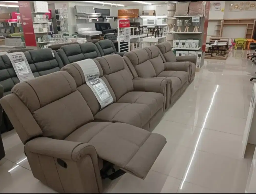 LORIAN SOFA SET RECLINER 1S+2S+3S