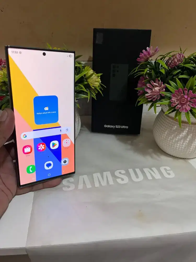 SAMSUNG S23. ULTRA 5G RAM 12/256 SEIN LCD AMAN NORMAL