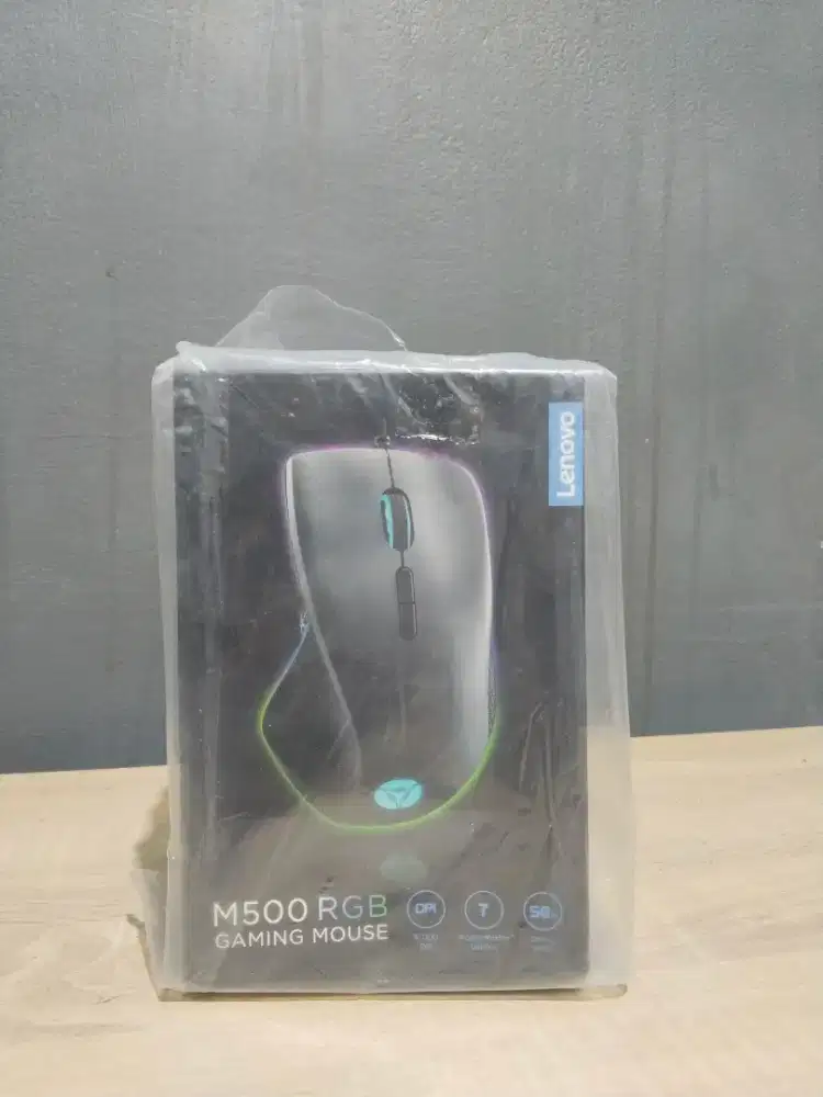 MOUSE GAMING LENOVO M500 RGB BARU & SEGEL !!