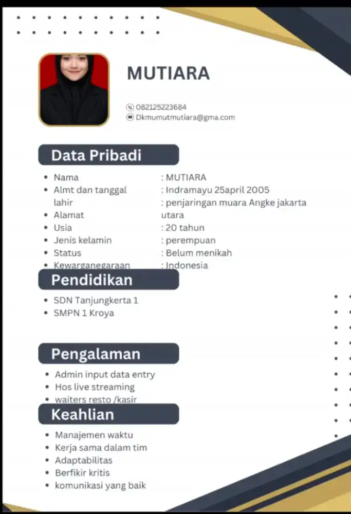 Bismillahirrahmanirrahim info lokernya mas/mbak