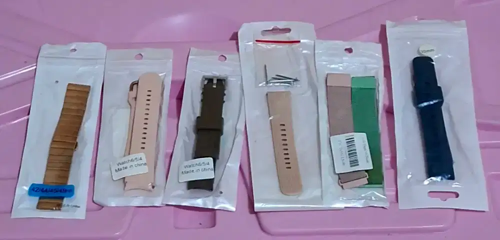 6 pasang strap jam tangan smartwatch 20mm
