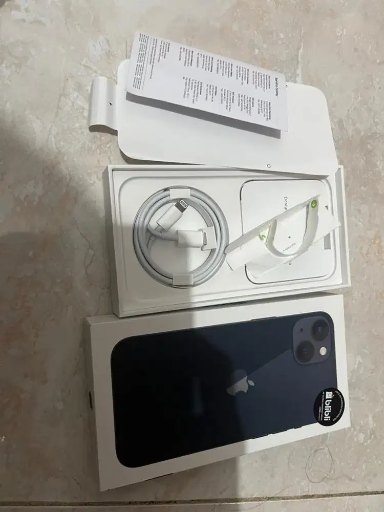 IPHONE 13 BLACK 128GB LIKE NEW bisa TT