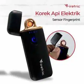 Korek Api Elektrik Fingerprint Sensor LED