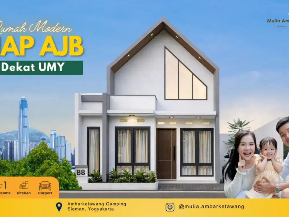 RUMAH MURAH BONUS MEZZANINE GAMPING SLEMAN