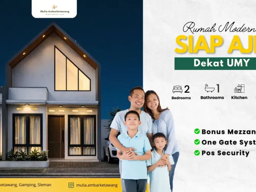 RUMAH MURAH AKSES RINGROAD GAMPING SLEMAN