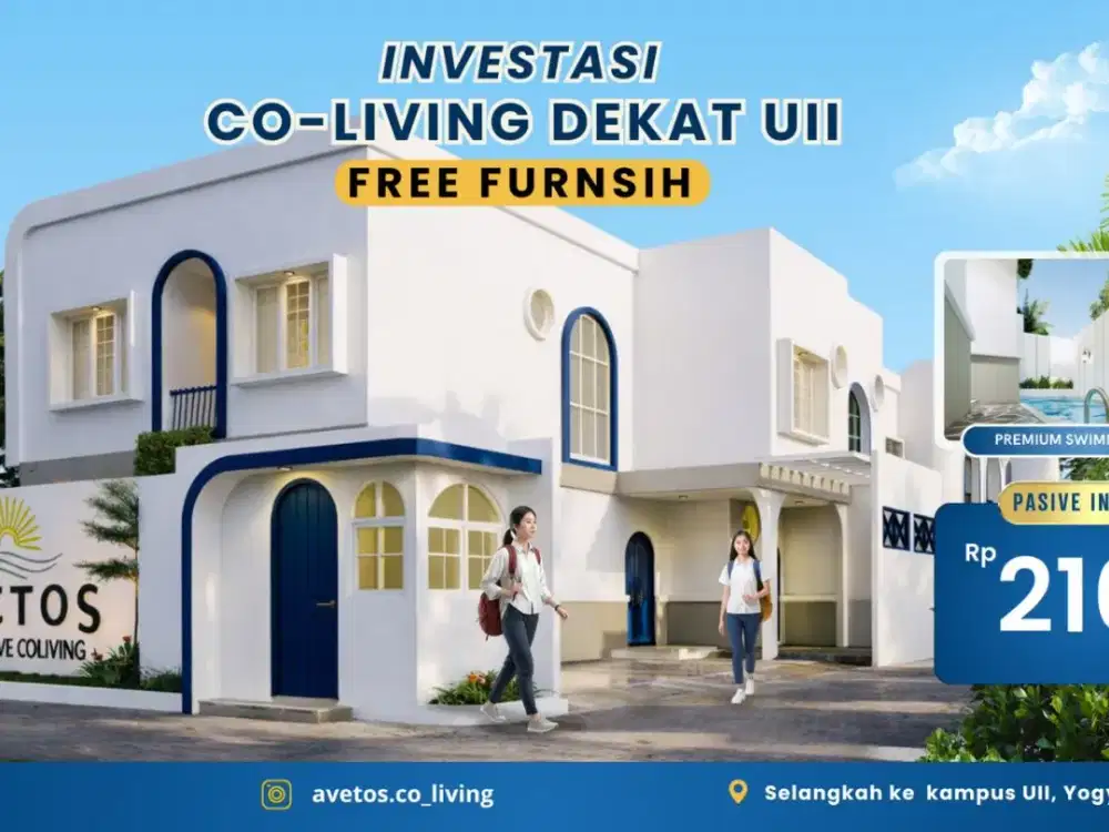 Kost Dijual Sleman Passive Income Tinggi!