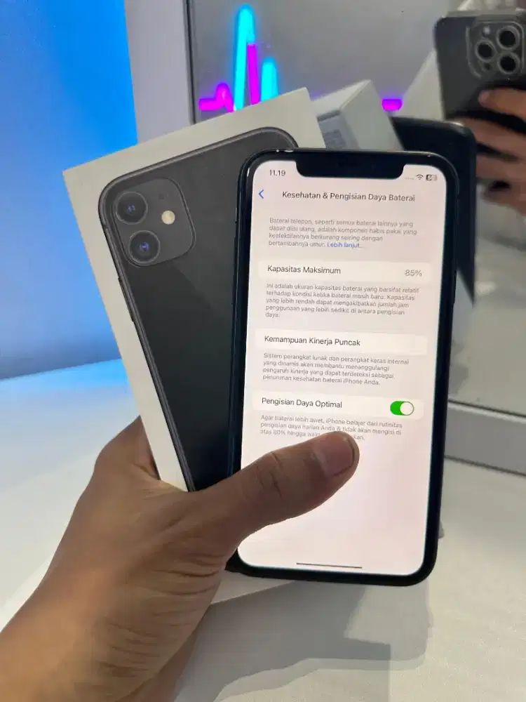 iPhone 11 64gb Hitam Resmi iBox PA/A