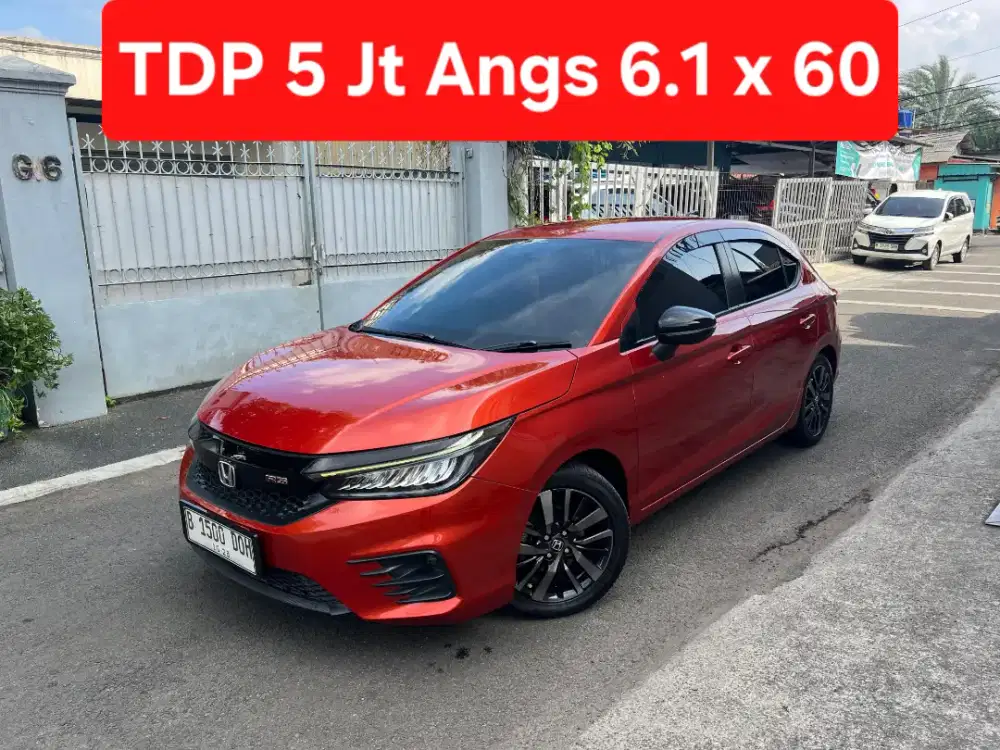 TDP 5Jt Angs Termurah All New City RS 2023 Matic Orange Metalik Low Km