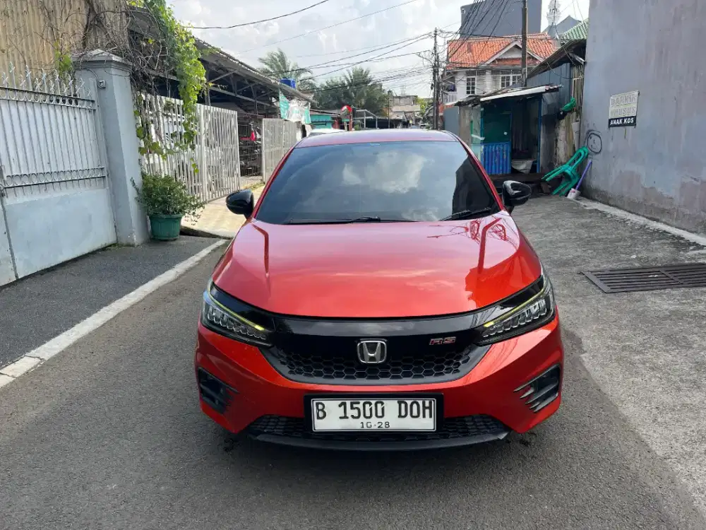 TDP 5Jt Angs Termurah All New City RS 2023 Matic Orange Metalik Low Km