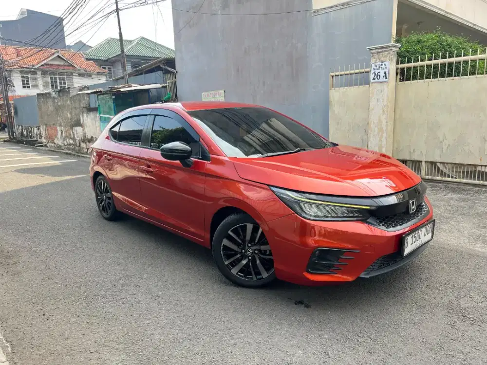 TDP 5Jt Angs Termurah All New City RS 2023 Matic Orange Metalik Low Km