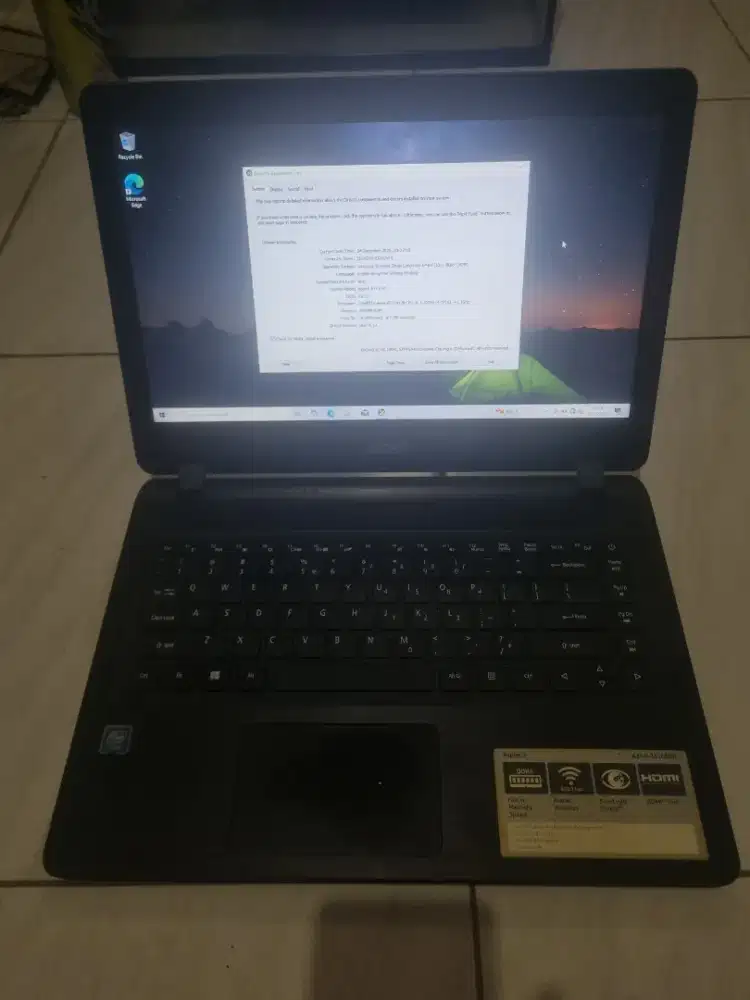 Laptop Acer aspire 3 A314