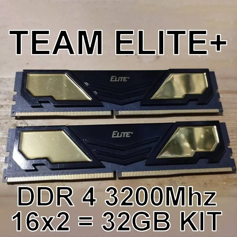 RAM DDR4 TEAM ELITE+ 3200 MHZ 16x2 = 32GB