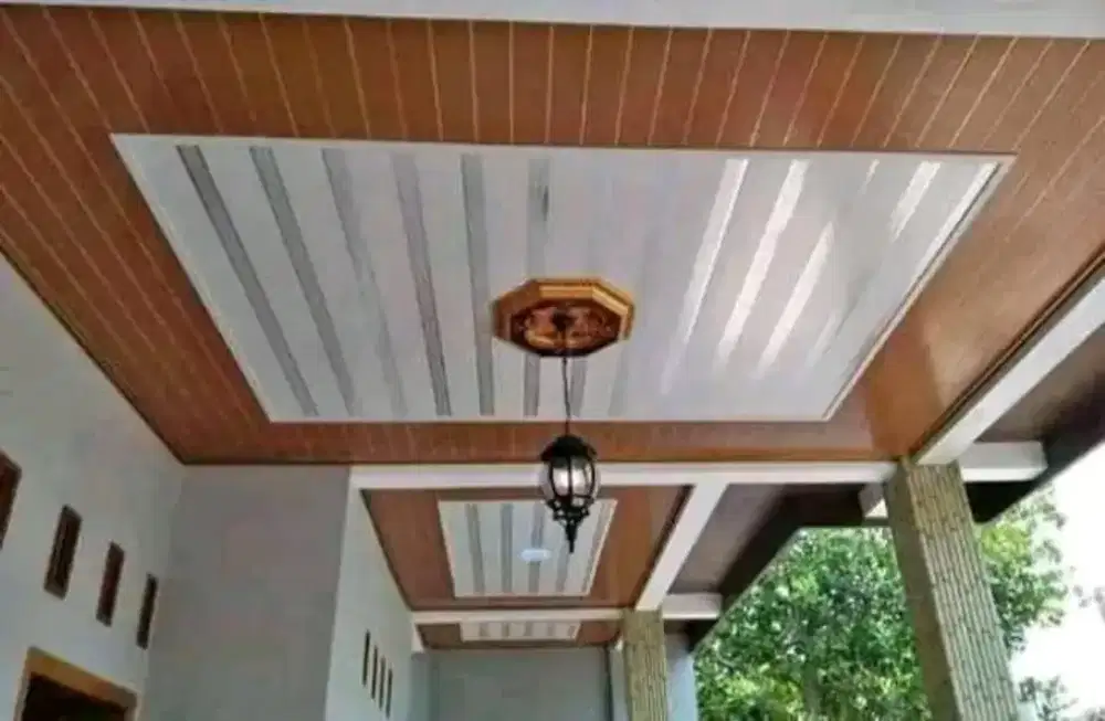 Plafon PVC terpasang